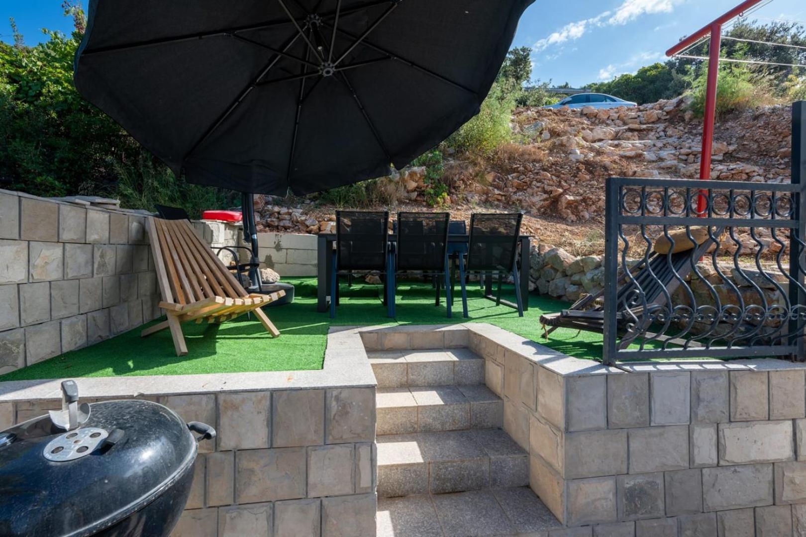 Villa Emina Sa Privatnom Plazom I Parkingom Neum Exterior foto